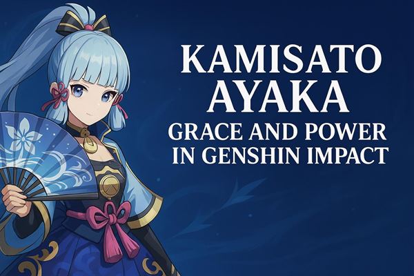Kamisato ayaka - grace and power in genshin impact
