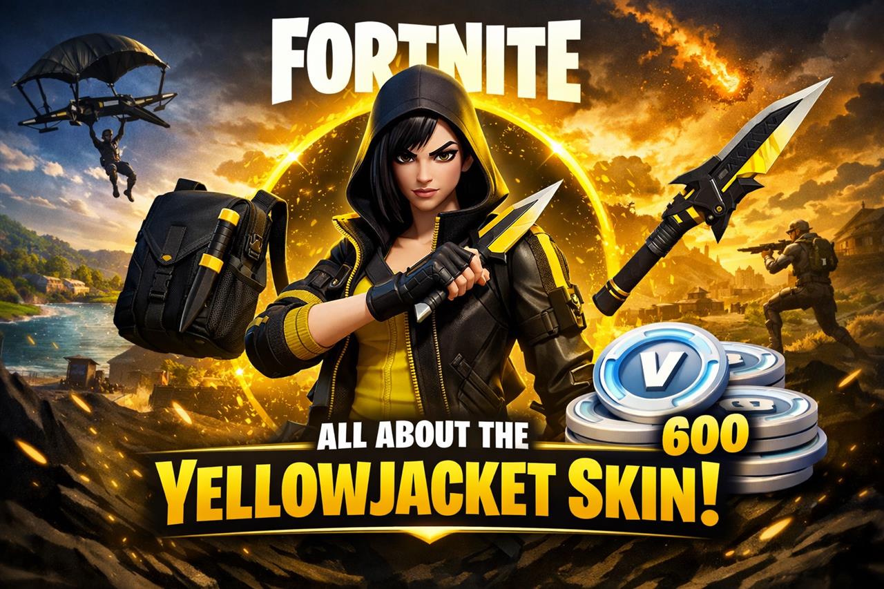 Everything you need to know about the fortnite yellowjacket skin